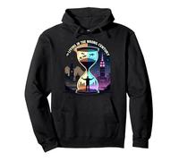 Vivere la Storia nell'arte del Viaggio nel Tempo del secolo Sbagliato Felpa con Cappuccio, Unisex per Adulti, Nero, L