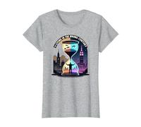 Vivere la Storia nell'arte del Viaggio nel Tempo del secolo Sbagliato Maglietta, Donna, Grigio Melange, XL