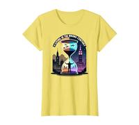 Vivere la Storia nell'arte del Viaggio nel Tempo del secolo Sbagliato Maglietta, Donna, Limone, 3XL