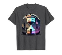 Vivere la Storia nell'arte del Viaggio nel Tempo del secolo Sbagliato Maglietta, Uomo, Grigio Scuro, 3XL
