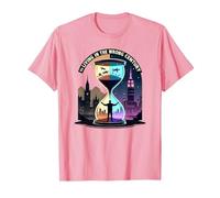 Vivere la Storia nell'arte del Viaggio nel Tempo del secolo Sbagliato Maglietta, Uomo, Rosa, 3XL