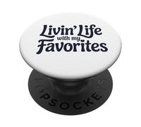 Vivere la vita con i miei preferiti PopSockets PopGrip Adesivo