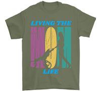 Vivere La Vita Da Mamma Maglietta Uomo 100% Cotone