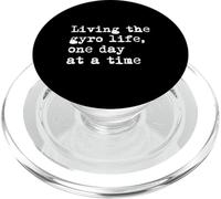 Vivere la vita del giroscopio un giorno alla volta Divertente Gyro Minimalist PopSockets PopGrip per MagSafe