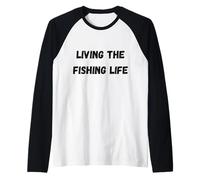 Vivere la Vita di Pesca Maglia con Maniche Raglan