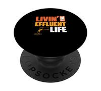 Vivere la vita effluente Ingegneri ambientali ecologici PopSockets PopGrip Adesivo