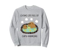 Vivere la vita piena di Capy-Harmony Felpa