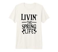 Vivere La Vita Primavera Floreale N Maglietta Premium