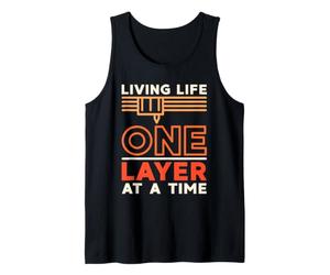 Vivere la Vita Uno Strato alla Volta 3D Printing 3D Printer Proprietario Canotta