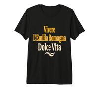 Vivere l'Emilia Romagna Dolce Vita Stile di Vita Maglietta Premium
