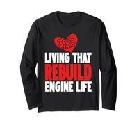 Vivere Lo Stile di Vita del Cuore Motore ricostruito Maglia a Manica