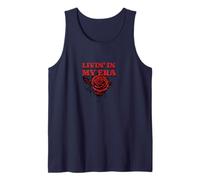 Vivere Nella Mia Era - Rose Rosse Stile Grunge Vibe Canotta