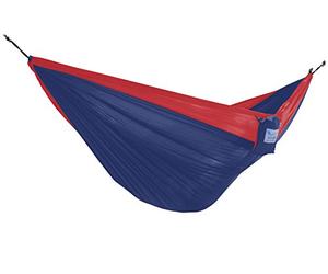 Vivere PAR25 Amaca Paracadute, Nylon, 325 x 200 cm, Blu Navy/Rosso Doppia