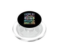 Vivere per fede nata per adorare dal 2016 Anno cristiano PopSockets PopGrip per MagSafe