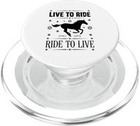 VIVERE PER GUIDARE PER VIVERE Amante equestre occidentale PopSockets PopGrip per MagSafe