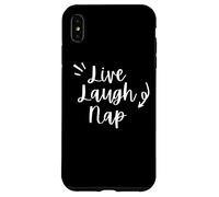 Vivere, ridi, pisolino | Sarcastico dormiente Custodia per iPhone XS Max