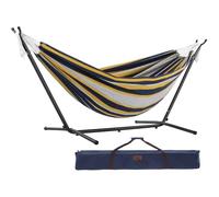 Vivere, Serenity UHSDO8-38 Amaca con Supporto Brasiliana, Cotone, 250 cm, Portata 200 kg Borsa da Trasporto inclu, Doppia
