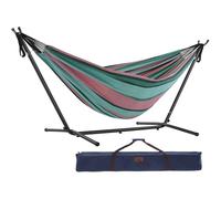 Vivere UHSDO8-35 Amaca con Supporto Brasiliana, Cotone, 250 cm, Portata 200 kg Borsa da Trasporto inclu, Watermelon Doppia, Water Melon