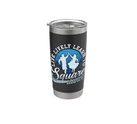 Vivere Vivace Impara A Line Dance Musica Country Square Dancing Bicchiere termico in acciaio inox doppia parete
