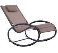 Vivere Warerock1-Dondolo Wave Rocker, Caffelatte, 122x61x91 cm