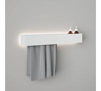 Viverso AGA Design U set accessori bagno per doccia, incl. illuminazione per impianto doccia, AGA-DW80LED-WM#SET2, AGA Design U bianco opaco [Accessori Bagno > Set di accessori da bagno]