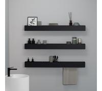 Viverso AGA Design U set accessori bagno per lavabo, AGA-WT140-3-BM, AGA Design U nero opaco [Accessori Bagno > Set di accessori da bagno]