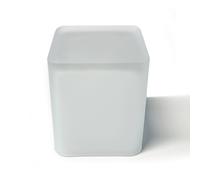 Viverso vetro di ricambio per dispenser per sapone, squadrato, VS4100XX, x evolution satinato [Accessori Bagno > Accessori per Accessori Bagno]