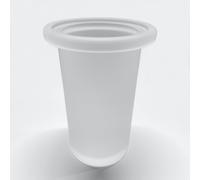 Viverso vetro di ricambio per set portascopino, rotondo, VU9200XX, x match satinato [Accessori Bagno > Accessori per Accessori Bagno]