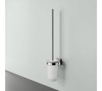 Viverso x cube set portascopino WC A: 497 P: 116 mm, montaggio a parete, VC3000CR, x cube [Accessori Bagno > Set Portascopino]