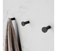 Viverso x match gancio singolo, VU4000MB, x match nero opaco [Accessori Bagno > Portasciugamani]