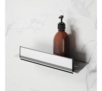 Viverso x match Mensola doccia con tergivetro da doccia, VU6001CR+VU6000AS, x match cromo/argento anodizzato [Accessori Bagno > Mensole Doccia]