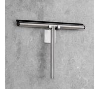 Viverso x match tergivetro da doccia con supporto, VU6006BS, x match acciaio inox spazzolato [Accessori Bagno > Tergivetro Doccia]