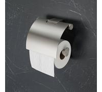 Viverso x one porta rotolo, chiuso, con coperchio, VL2000BN, x one nichel spazzolato [Accessori Bagno > Porta Rotolo]