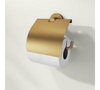 Viverso x sense porta rotolo, aperto, con coperchio, VR2000BG, x sense oro spazzolato [Accessori Bagno > Porta Rotolo]