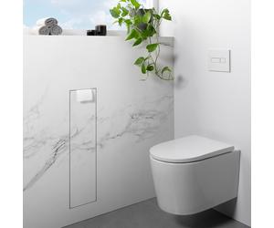 Viverso x wall large modulo WC da incasso La: 182 A: 750 P: 158 mm, battuta a sinistra, piastrellabile, BN081008, x wall [Accessori Bagno > Moduli Incasso]