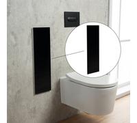 Viverso x wall medium porta di ricambio per modulo WC a incasso, BN081016, x wall nero [Accessori Bagno > Accessori per Accessori Bagno]