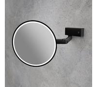 Viverso Zoom me specchio cosmetico con ingrandimento 5x, illuminazione con temperatura colore regolabile, batteria ricaricabile con ingresso USB C, VM6401MB, Zoom me [Specchi Cosmetici > Specchi Cosme