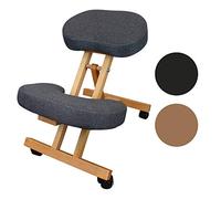 Vivezen Sgabello ergonomico Seduta al ginocchio in legno pieghevole e regolabile - 3 colori