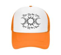 Vivi al sole, ama alla luna. Cappello a rete da uomo e donna. Cappellino da