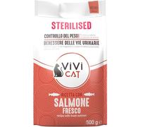 VIVI Cat Sterilised al Salmone Fresco 500G