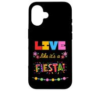Vivi come se fosse una festa Custodia per iPhone 16