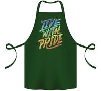 Vivi Con Orgoglio GAY PRIDE Grembiule In Cotone 100% Biologico