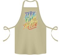 Vivi Con Orgoglio GAY PRIDE Grembiule In Cotone 100% Biologico