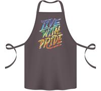 Vivi Con Orgoglio GAY PRIDE Grembiule In Cotone 100% Biologico