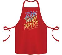 Vivi Con Orgoglio GAY PRIDE Grembiule In Cotone 100% Biologico