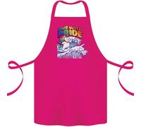 Vivi Con Orgoglio Grembiule Unicorn Gay Pride Consapevolezza LGBT 100% Biologico