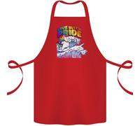 Vivi Con Orgoglio Grembiule Unicorn Gay Pride Consapevolezza LGBT 100% Biologico