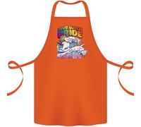 Vivi Con Orgoglio Grembiule Unicorn Gay Pride Consapevolezza LGBT 100% Biologico