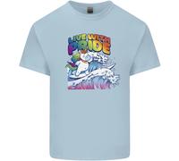 Vivi Con Orgoglio Maglietta Unicorn Gay Pride Consapevolezza LGBT Per Bambini