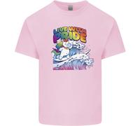 Vivi Con Orgoglio Maglietta Unicorn Gay Pride Consapevolezza LGBT Per Bambini